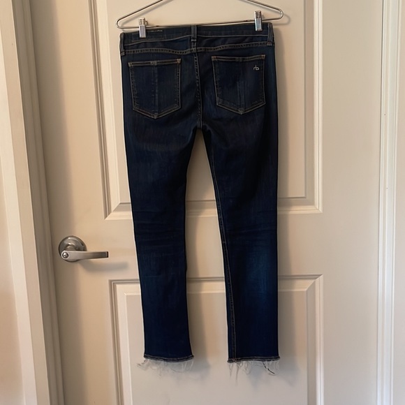 Rag n’ Bone size 28 crop stretch jeans inseam, 26 inches - Picture 2 of 4
